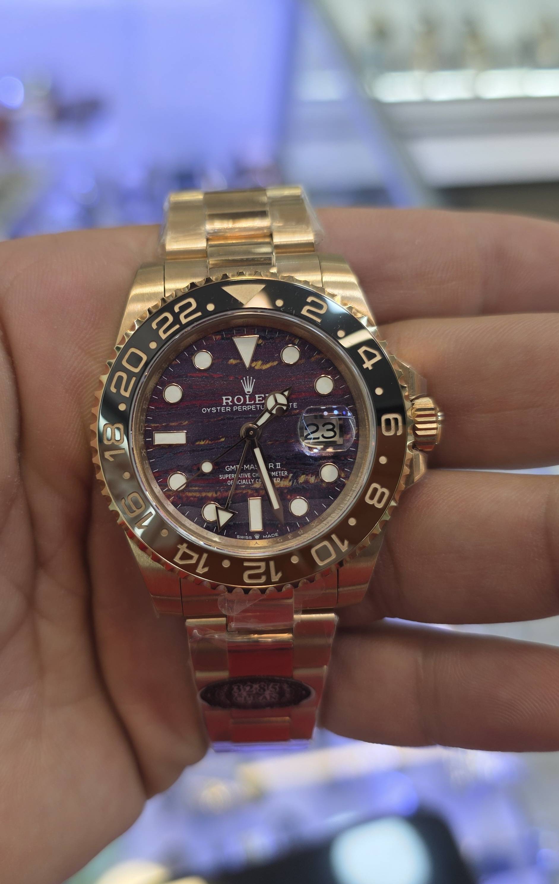 New rose gold gmt
